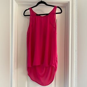 Hi low ladies tank top